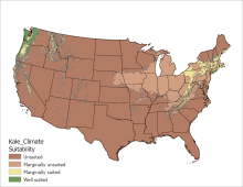 Kale Climate US Map