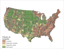 Triticale pH US Map