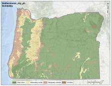 Subterranean Clover pH Dry Oregon Map