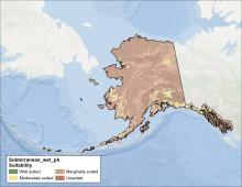 Subterranean Wet pH Alaska Map